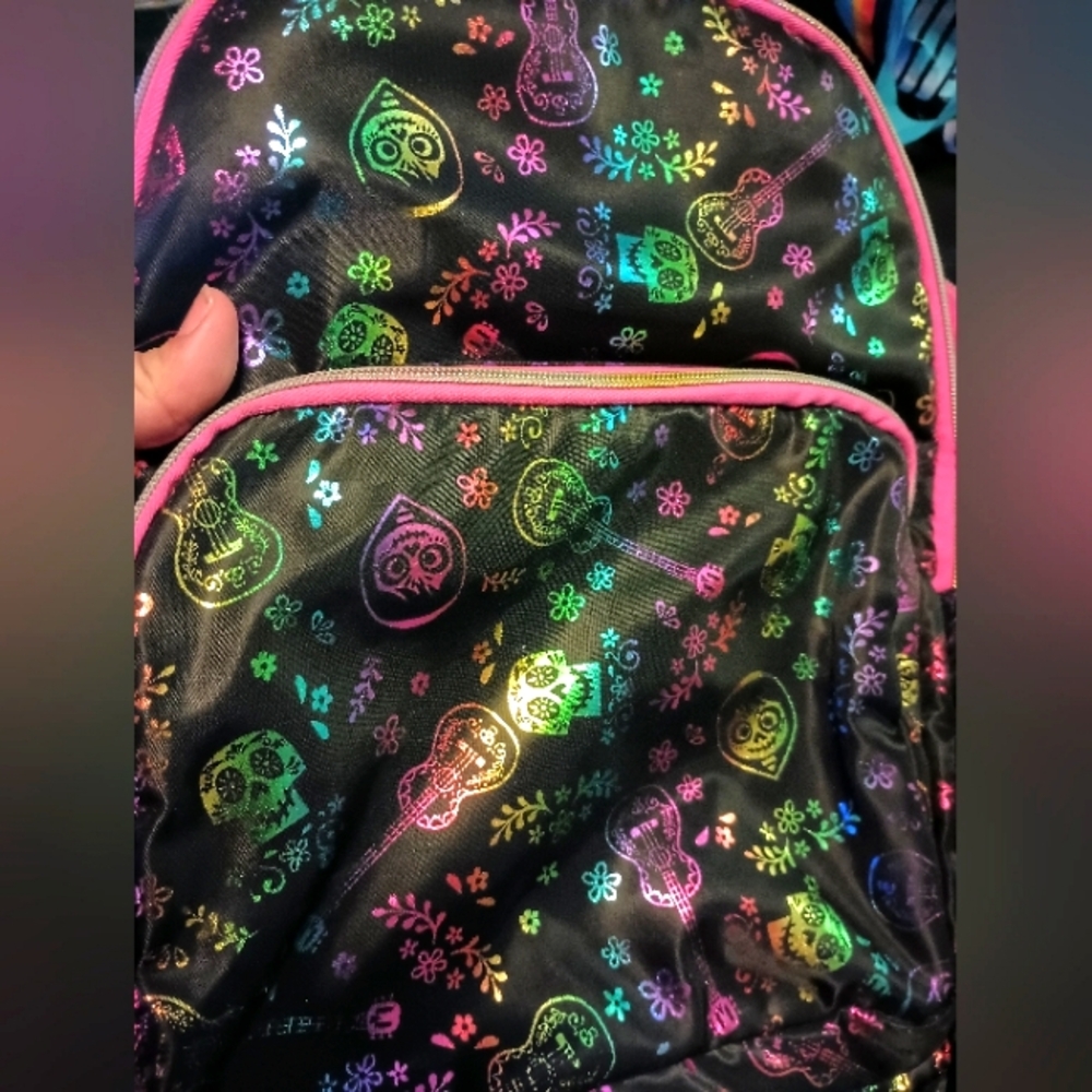 Disney Coco backpack, multicolor designs